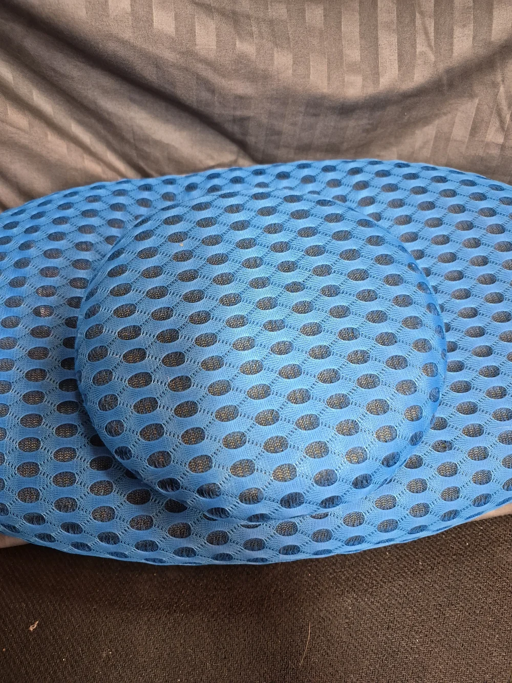 Memory Foam Travel Pillow Cushion, Standard/Head Support, Gray